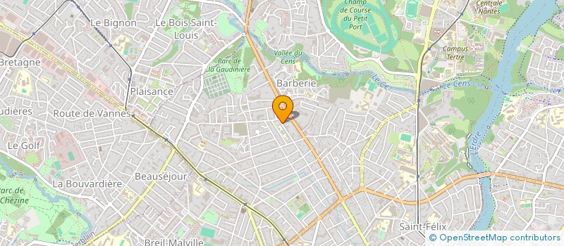 localisation de l'entreprise MADAME CLEMENTINE PHERIVONG  NANTES