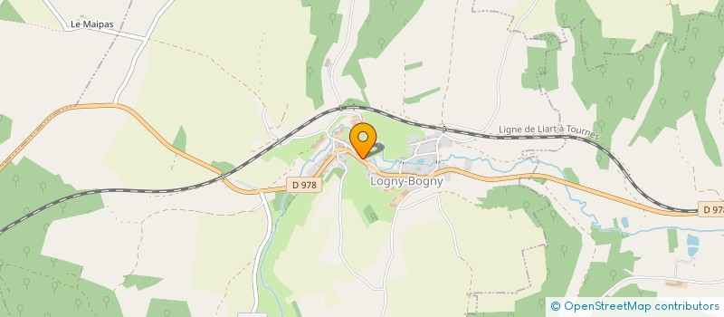 localisation de l'entreprise MADAME CLEMENTINE PIELTAIN  LOGNY-BOGNY