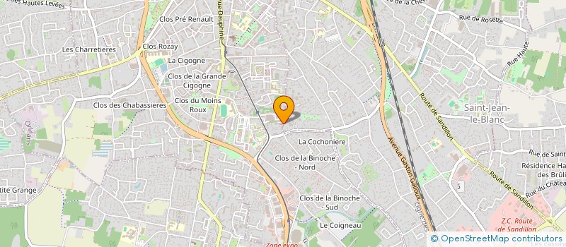 localisation de l'entreprise MADAME CLEMENTINE PLOUET  ORLEANS