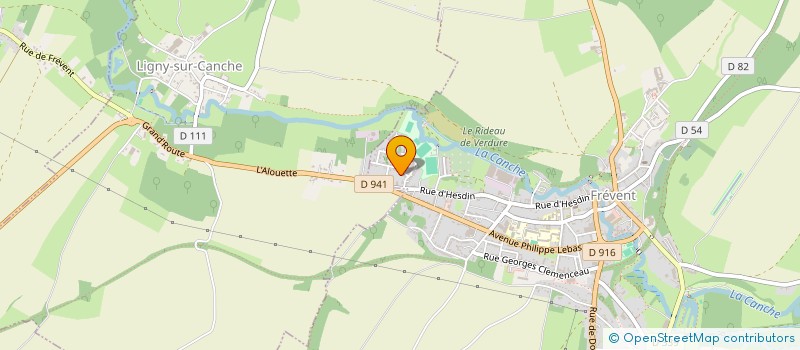 localisation de l'entreprise MADAME CLEMENTINE POIRET  FREVENT