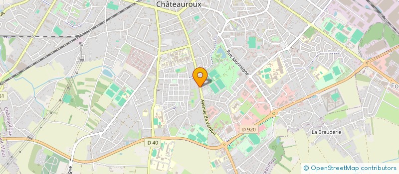 localisation de l'entreprise MADAME CLEMENTINE POTIER à CHATEAUROUX