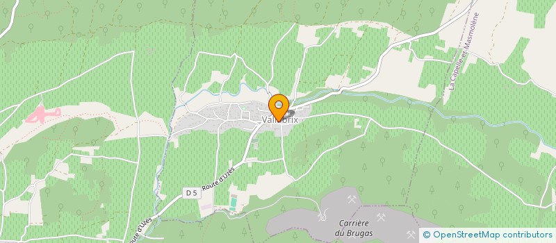 localisation de l'entreprise MADAME CLEMENTINE PRABEL  VALLABRIX