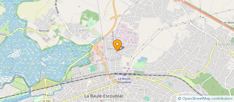 localisation de l'entreprise MADAME CLEMENTINE PRAUD à LA BAULE-ESCOUBLAC