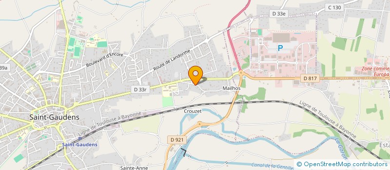 localisation de l'entreprise MADAME CLEMENTINE PUIGDELLOSAS  SAINT-GAUDENS