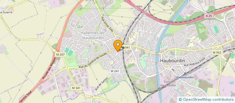 localisation de l'entreprise MADAME CLEMENTINE QUINIOU  HAUBOURDIN