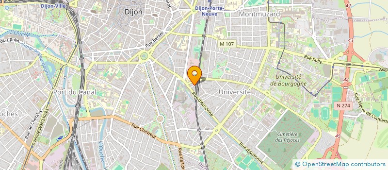 localisation de l'entreprise MADAME CLEMENTINE RENAUD à DIJON