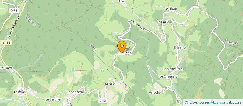 localisation de l'entreprise MADAME CLEMENTINE RENONCET  DIEME