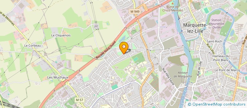 localisation de l'entreprise MADAME CLEMENTINE RENOUX  MARQUETTE-LEZ-LILLE