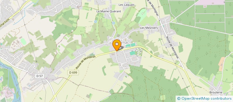 localisation de l'entreprise MADAME CLEMENTINE REVERT à MORNAC