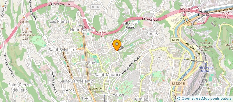 localisation de l'entreprise MADAME CLEMENTINE ROBIN à NICE