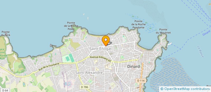 localisation de l'entreprise MADAME CLEMENTINE ROHR  DINARD