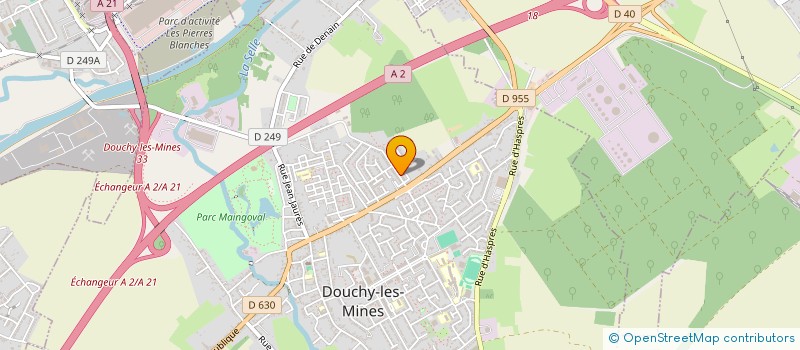 localisation de l'entreprise MADAME CLEMENTINE ROMPTEAUX à DOUCHY-LES-MINES