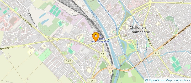 localisation de l'entreprise MADAME CLEMENTINE RONDEAU  CHALONS-EN-CHAMPAGNE