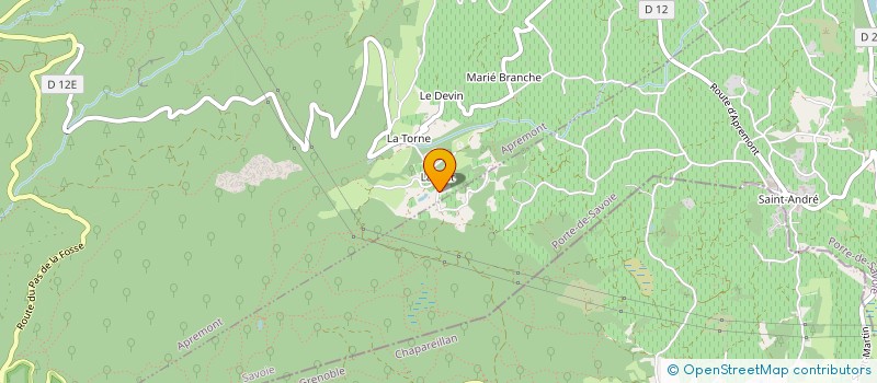 localisation de l'entreprise MADAME CLEMENTINE ROUGE-BISCAY  APREMONT