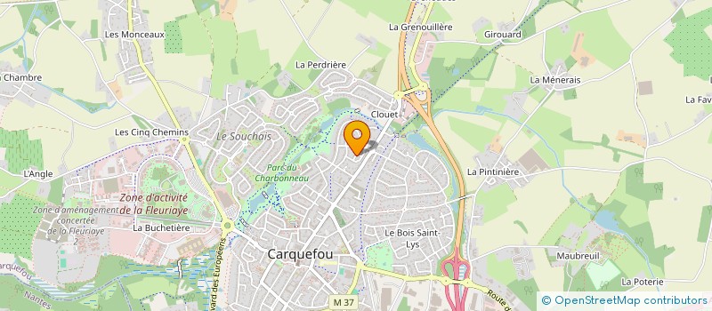 localisation de l'entreprise MADAME CLEMENTINE ROUL à CARQUEFOU