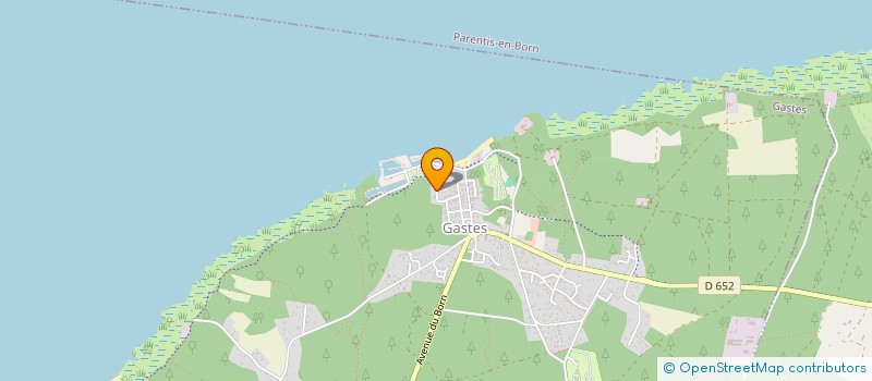 localisation de l'entreprise MADAME CLEMENTINE ROUSSELY  GASTES