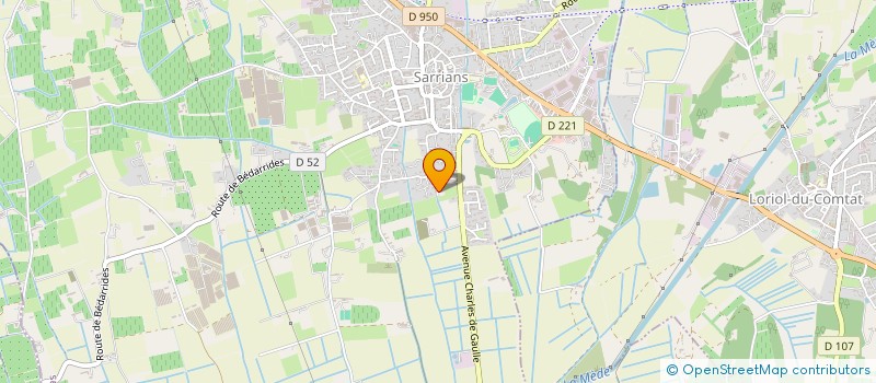 localisation de l'entreprise MADAME CLEMENTINE ROUX  SARRIANS