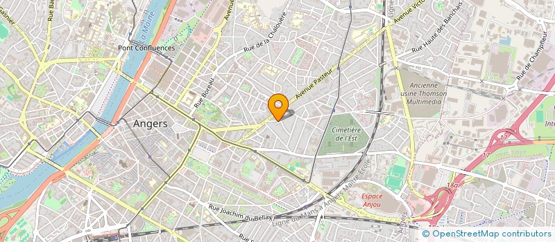 localisation de l'entreprise MADAME CLEMENTINE SONNIC à ANGERS