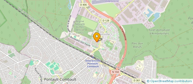 localisation de l'entreprise MADAME CLEMENTINE STEELANDT  EMERAINVILLE