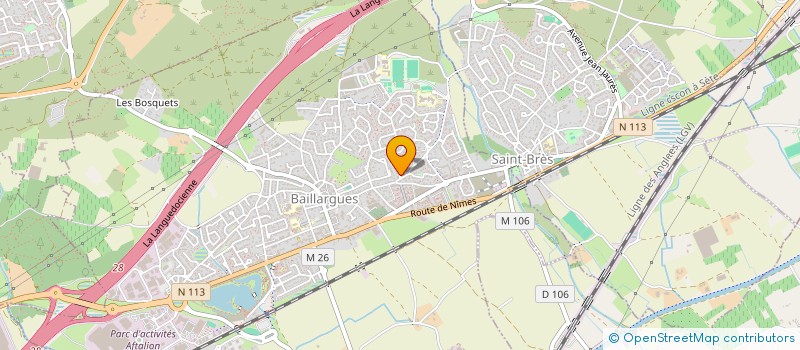 localisation de l'entreprise MADAME CLEMENTINE STIMMESSE  LATTES