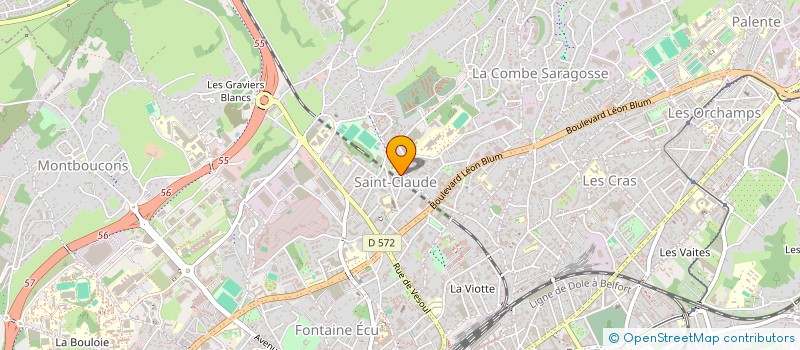 localisation de l'entreprise MADAME CLEMENTINE SUCHET  BESANCON