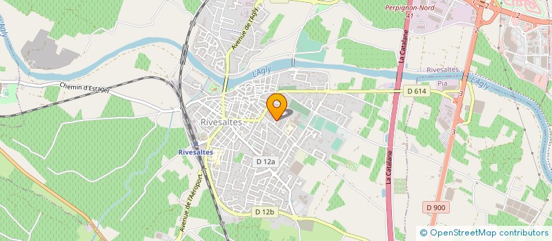 localisation de l'entreprise MADAME CLEMENTINE TAULE  RIVESALTES