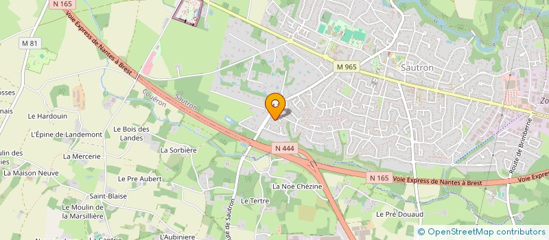 localisation de l'entreprise MADAME CLEMENTINE TEILLIAIS  SAUTRON