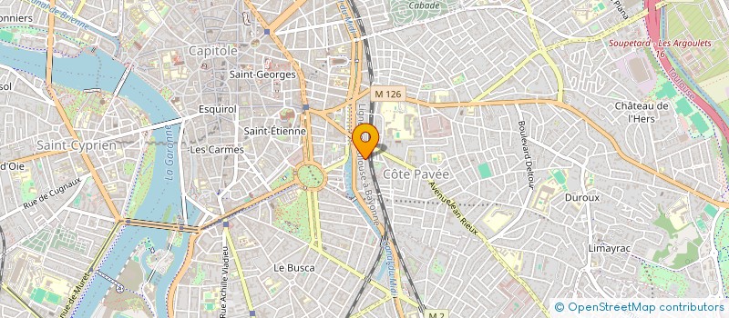 localisation de l'entreprise MADAME CLEMENTINE TEUMA  TOULOUSE