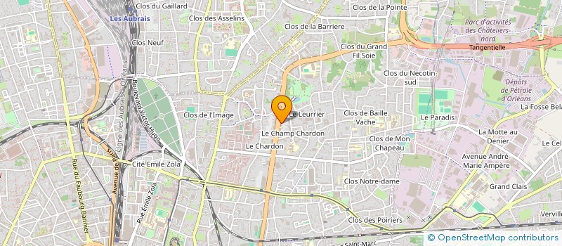 localisation de l'entreprise MADAME CLEMENTINE TOUSSAINT  ORLEANS