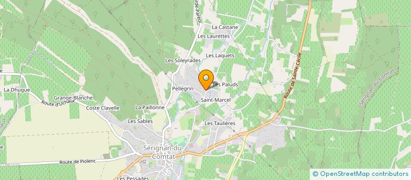 localisation de l'entreprise MADAME CLEMENTINE TOYE  SERIGNAN-DU-COMTAT