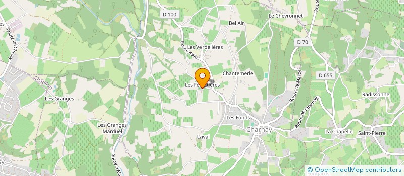 localisation de l'entreprise MADAME CLEMENTINE TROCCON  CHARNAY