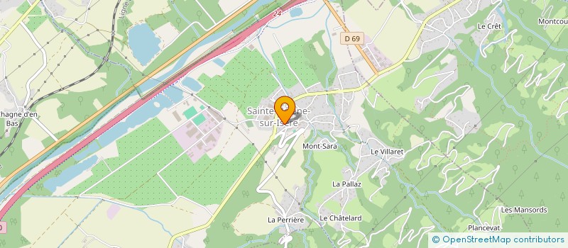 localisation de l'entreprise MADAME CLEMENTINE TURCO  SAINTE-HELENE-SUR-ISERE