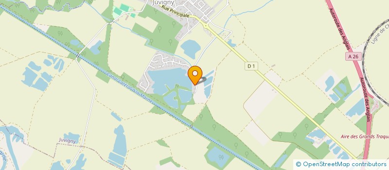 localisation de l'entreprise MADAME CLEMENTINE VACHEZ  JUVIGNY
