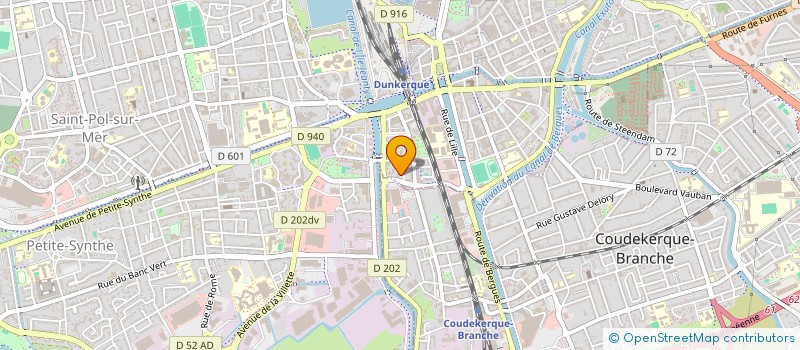 localisation de l'entreprise MADAME CLEMENTINE VANDENBERGHE à DUNKERQUE