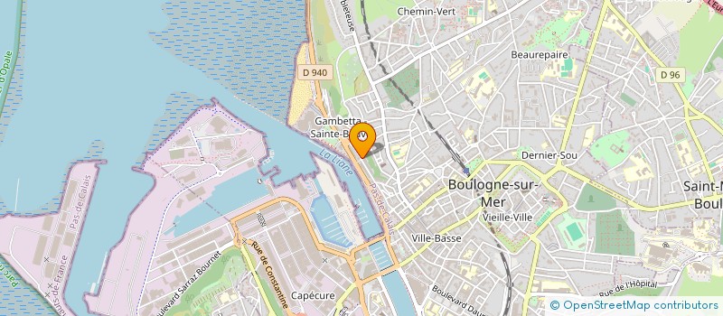 localisation de l'entreprise MADAME CLEMENTINE VIALLET  BOULOGNE-SUR-MER