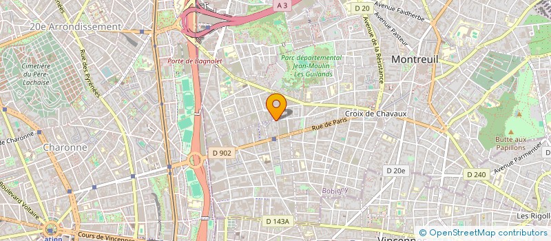 localisation de l'entreprise MADAME CLEMENTINE VOLIVERT à MONTREUIL