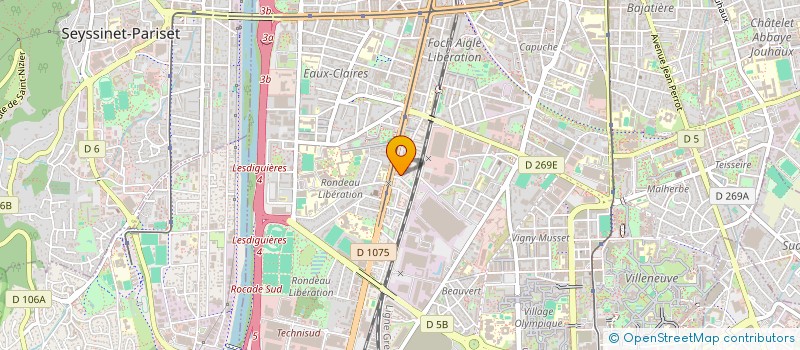 localisation de l'entreprise MADAME CLEMENTINE WEBER à GRENOBLE