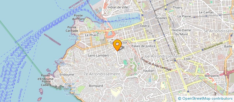 localisation de l'entreprise MADAME CLEO DUPLAN  MARSEILLE
