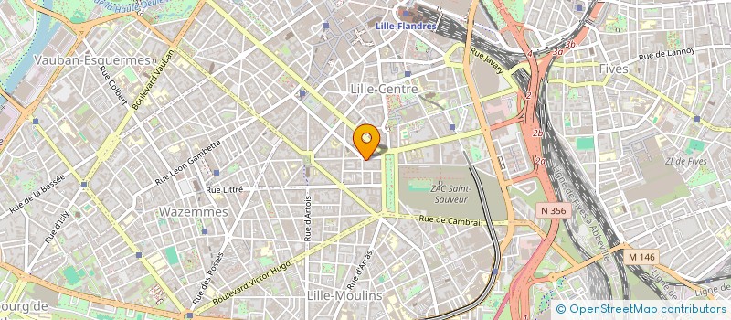 localisation de l'entreprise MADAME CLEO LECLERC  LILLE