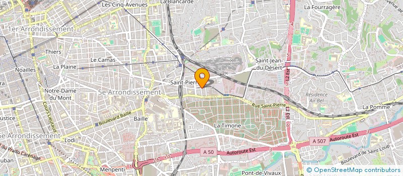 localisation de l'entreprise MADAME CLEO POUZAT à MARSEILLE