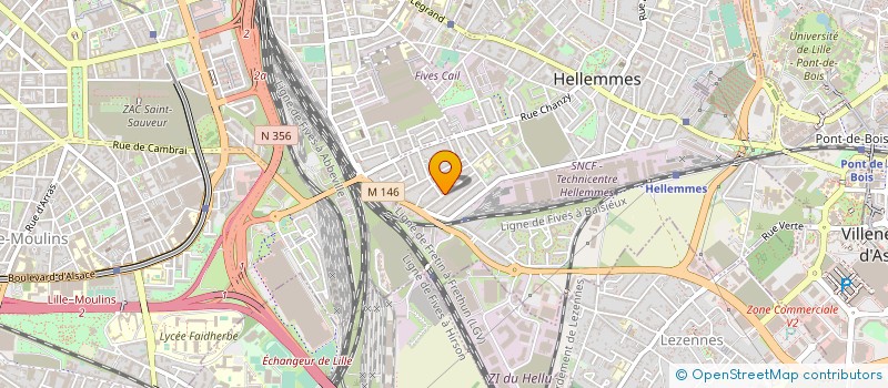 localisation de l'entreprise MADAME CLEO SARRAZIN à LILLE