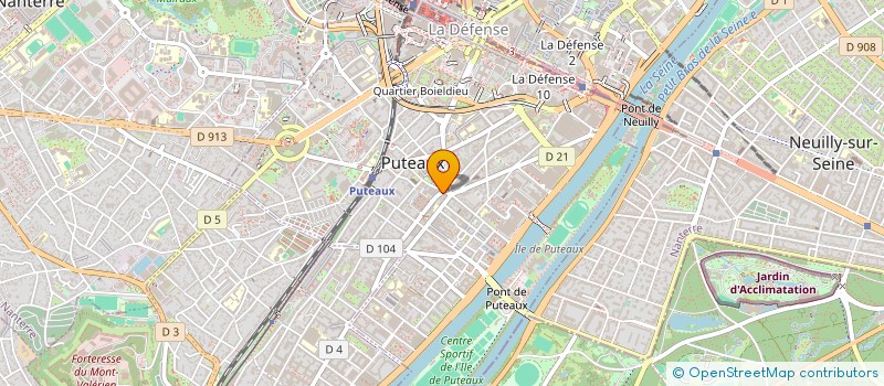 localisation de l'entreprise MADAME CLEONICE PERREIRA DE MORAIS SATHLER  PUTEAUX