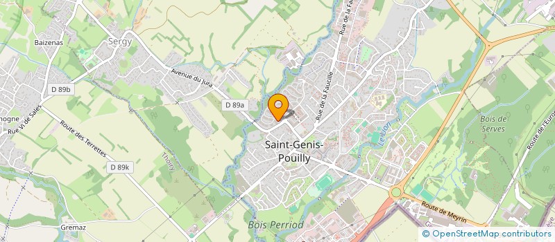 localisation de l'entreprise MADAME CLEOPHE PERNETTE à SAINT-GENIS-POUILLY