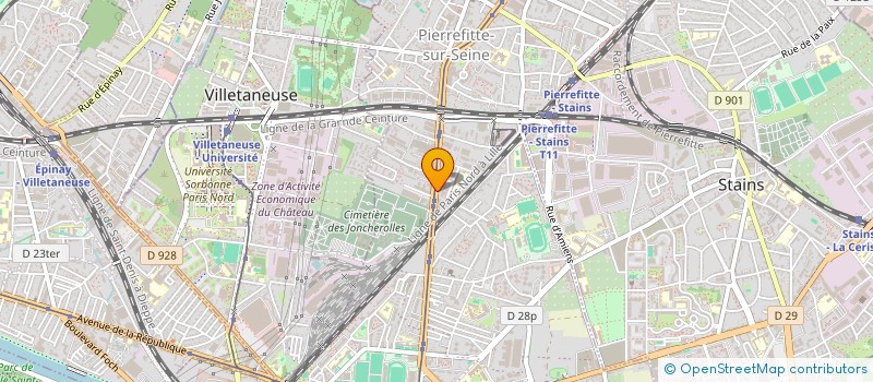 localisation de l'entreprise MADAME CLERIA POLICARPO DE SOUZA à PIERREFITTE-SUR-SEINE