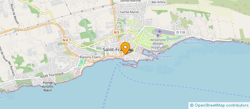 localisation de l'entreprise MADAME CLERICIANE LENOIR à SAINT-FRANCOIS