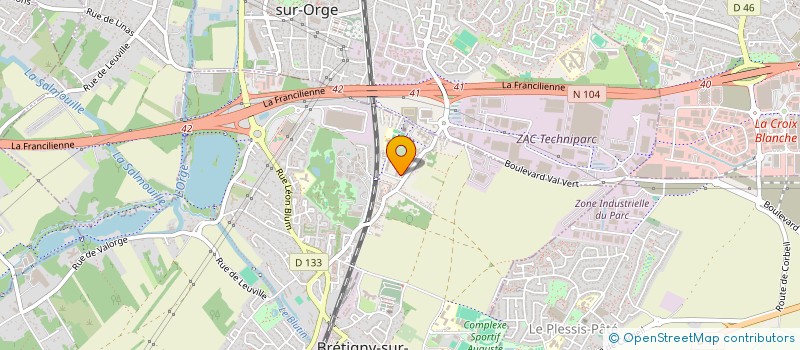 localisation de l'entreprise MADAME CLERNISE ISRAEL  BRETIGNY-SUR-ORGE