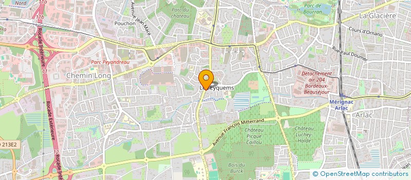 localisation de l'entreprise MADAME CLETY GRASSET  MERIGNAC