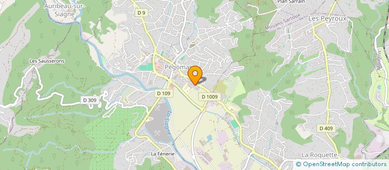 localisation de l'entreprise MADAME CLHOE POSTEL  PEGOMAS