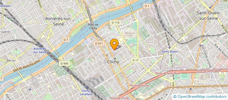 localisation de l'entreprise MADAME CLIGOIN KOENIG à CLICHY