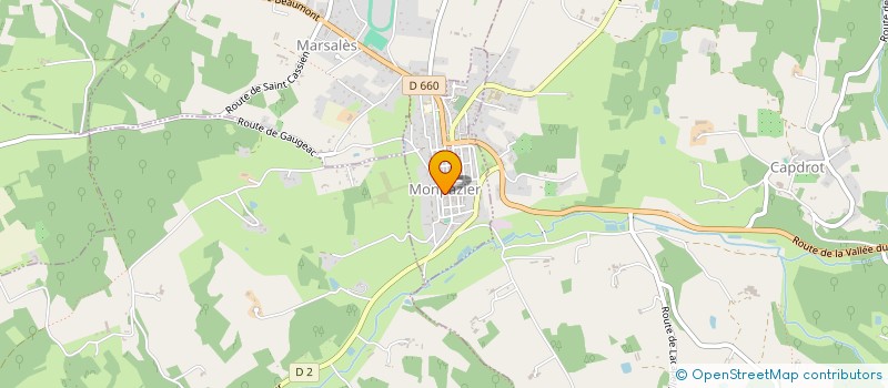 localisation de l'entreprise MADAME CLIO-DIXIE MALBURET  MONPAZIER